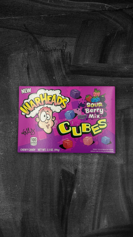Warheads sour Berry mix Cubes 99g