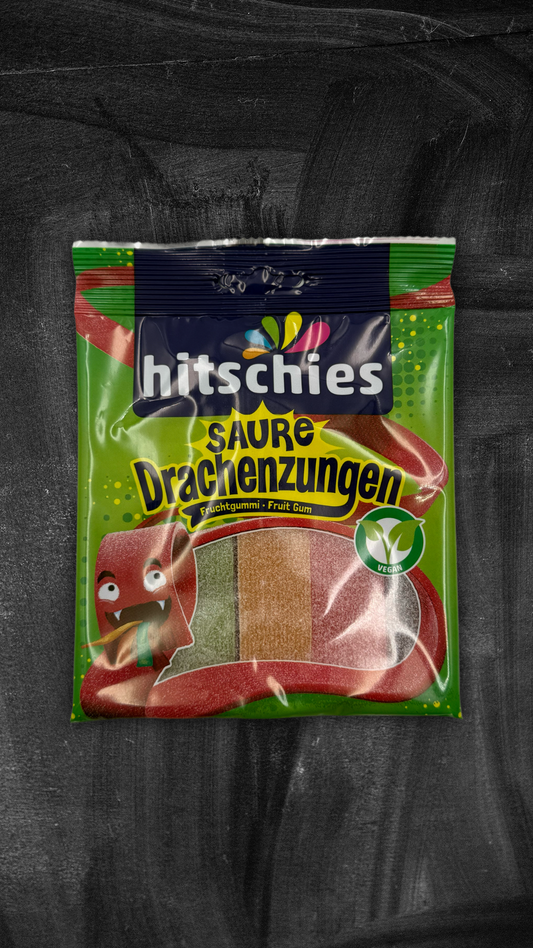Hitschies saure Drachenzungen vegan 125 g