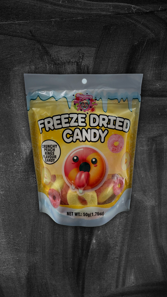 Freeze Dried Candy Pfirsichringe 50 g