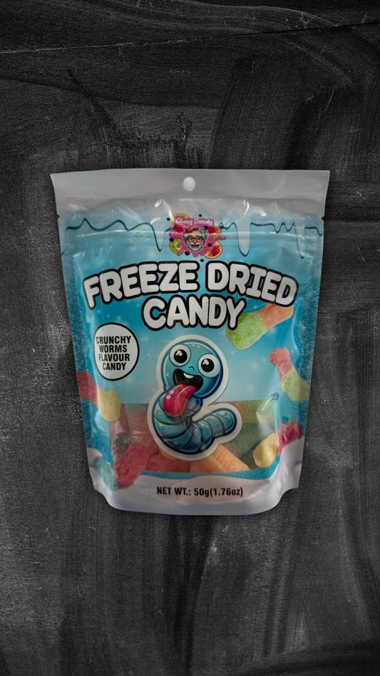 Freeze Dried Candy Worms 50 g